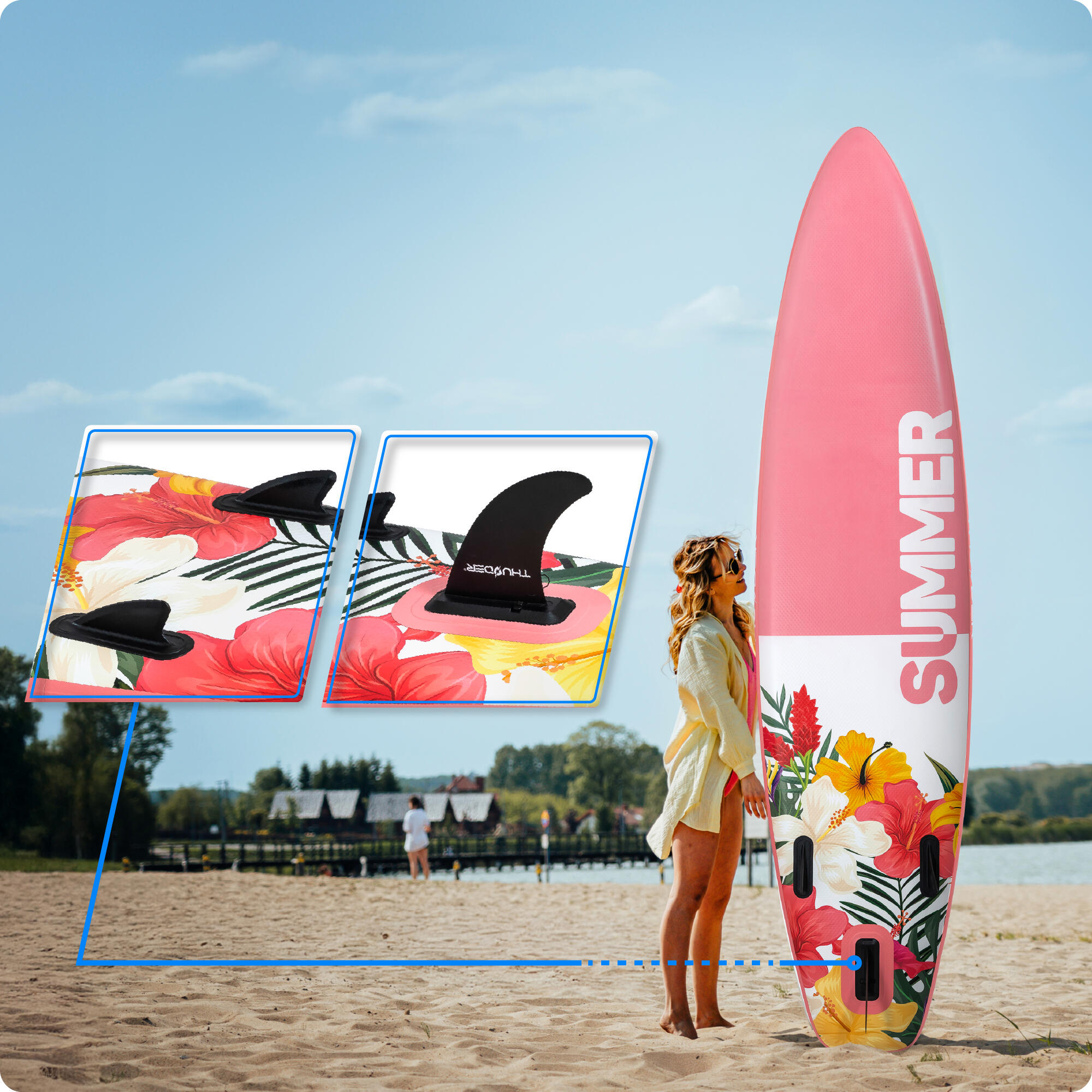 Tabla de SUP inflable con accesorios THUNDER VIOSA 320cm 5/8