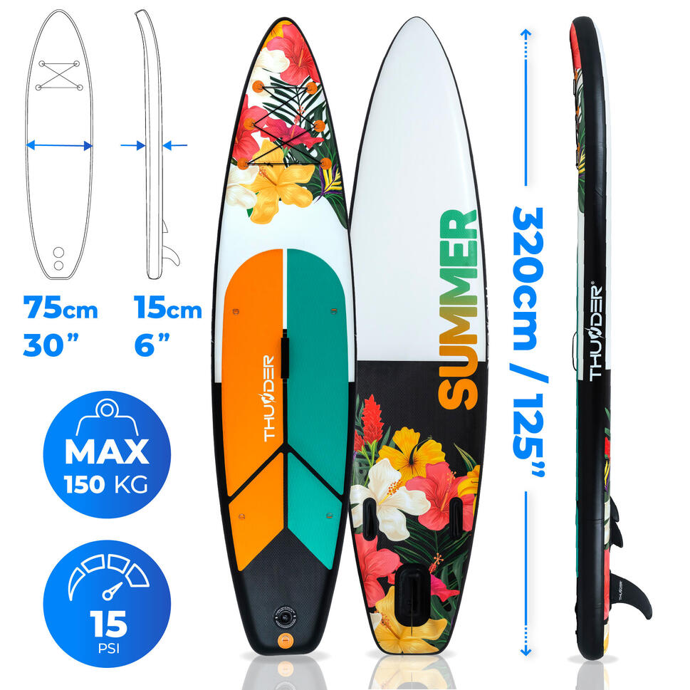 Deska SUP pompowana akcesoria THUNDER NOX 320cm