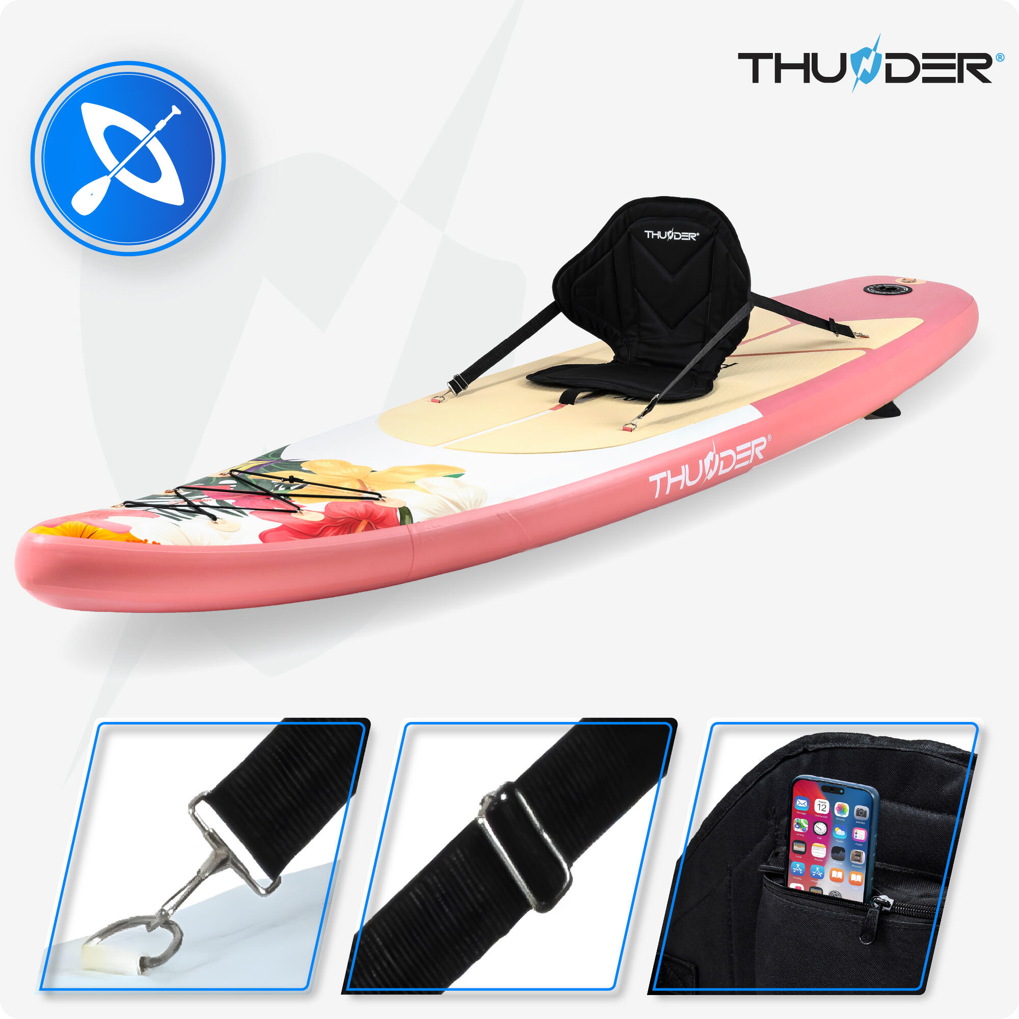 Tabla de SUP inflable con accesorios THUNDER VIOSA 320cm 3/8