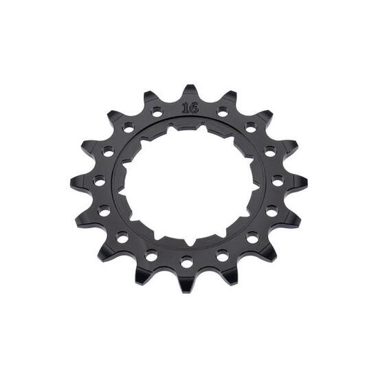 KMC pignone Rohloff 16 denti 1/2 x 1/8" alluminio nero.
