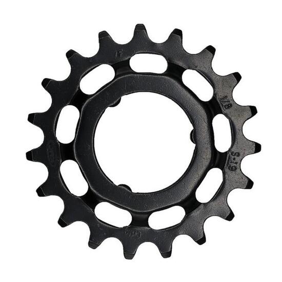 Pignon KMC E-Bike 1/2x1/8" CrMo 19 dents pour moteurs Shimano