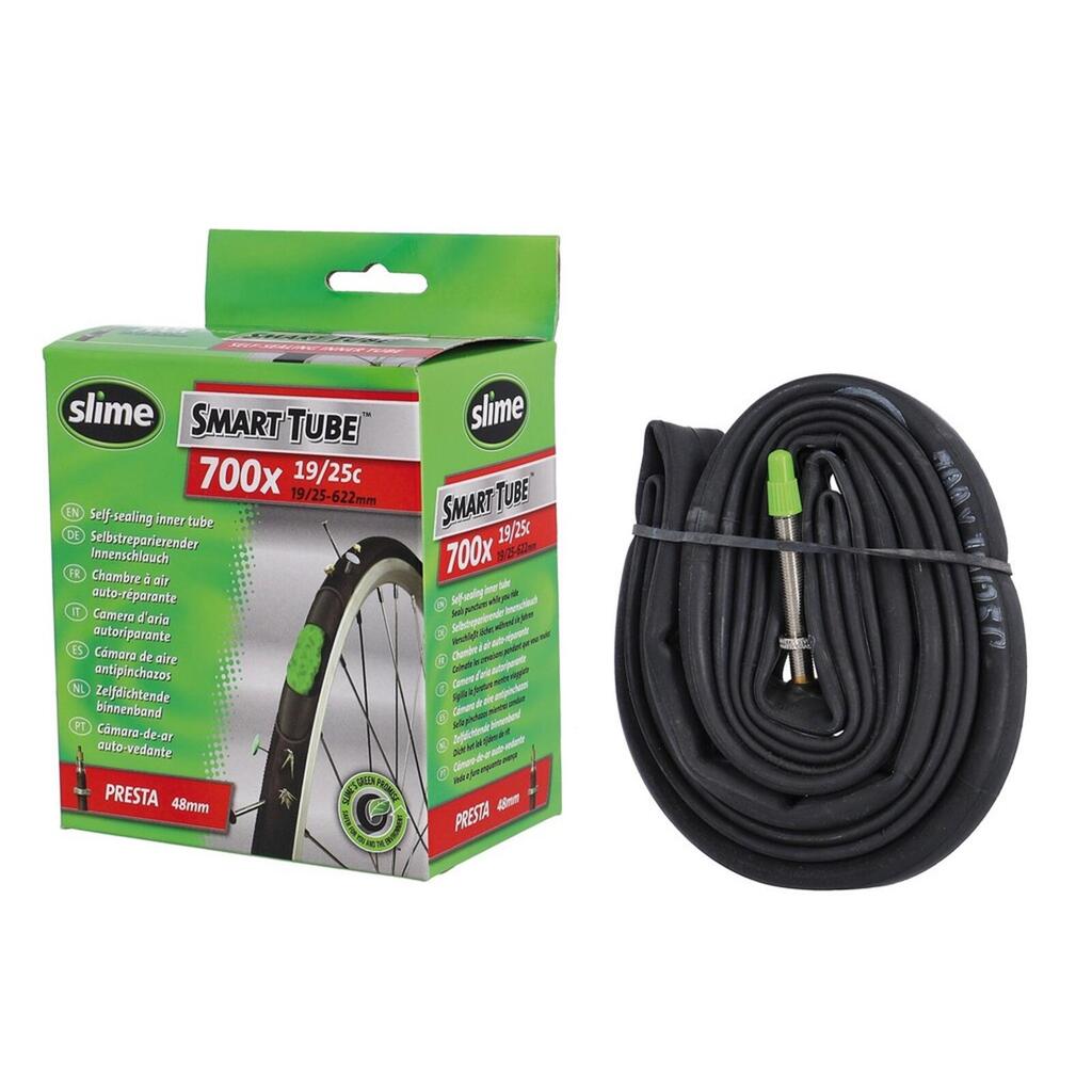 Presta valve air chamber with Puncture fluid Slime 700 x 19-25