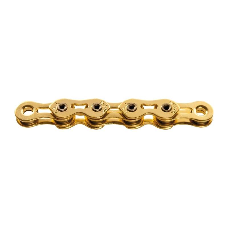 Chaîne KMC K1SL Ti-N Or Étroite – 100 Maillons      5295€    KMC Chaîne KMC K1SL Ti-N Or Étroite – 100 MaillonsVendu exclusivement en ligne   