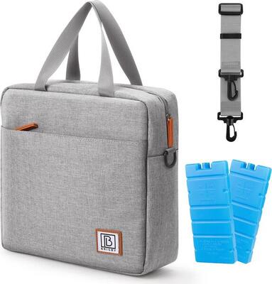 Brisby koeltas 7 liter lichtgrijs