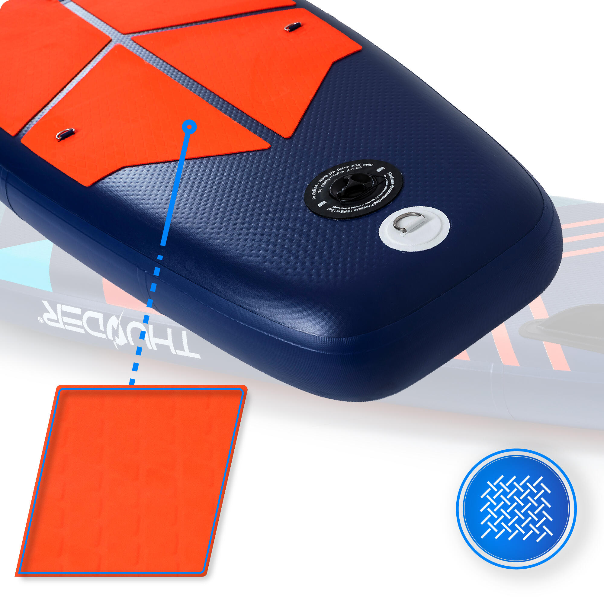 Planche de SUP gonflable avec accessoires THUNDER STRIPES 320cm 7/8