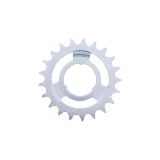 Pignone Xtrabike 21 denti 1/2x1/8 metallo argento.