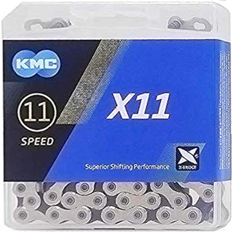 KMC X11 Chaîne de Vélo 114 Maillons - Argent et Noir      3660€     KMC KMC X11 Chaîne de Vélo 114 Maillons - Argent et NoirVendu exclusivement en ligne   