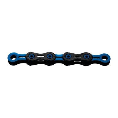 Kmc fietsketting dlc 11 - 118 schakels - blauw/zwart - duurzaam en lichtgewicht