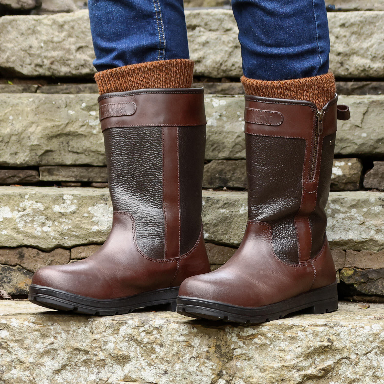 Abruzzo Waterproof Leather Country Boot 5/6
