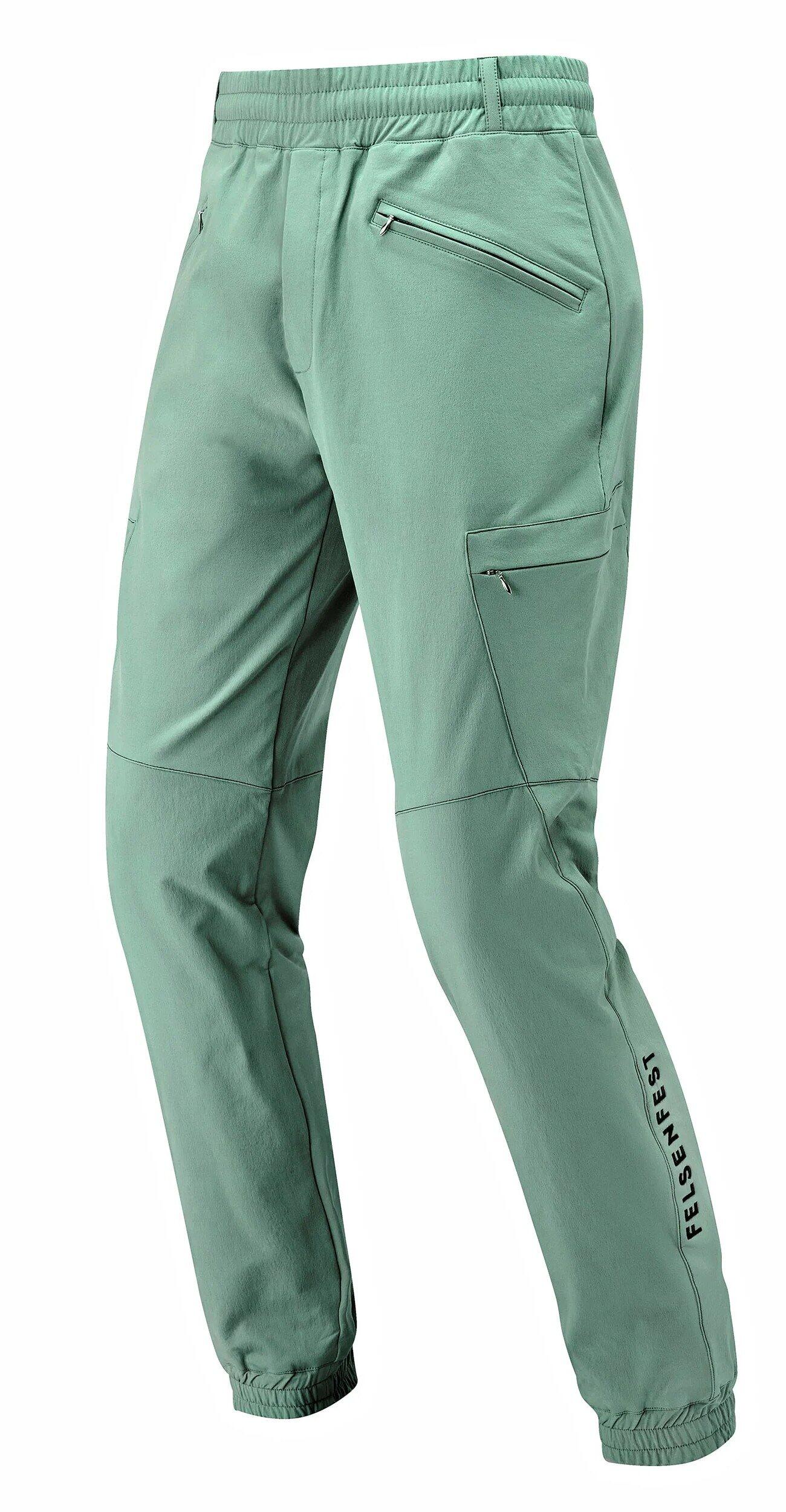 Boulderhose Türkis Männer 3/3