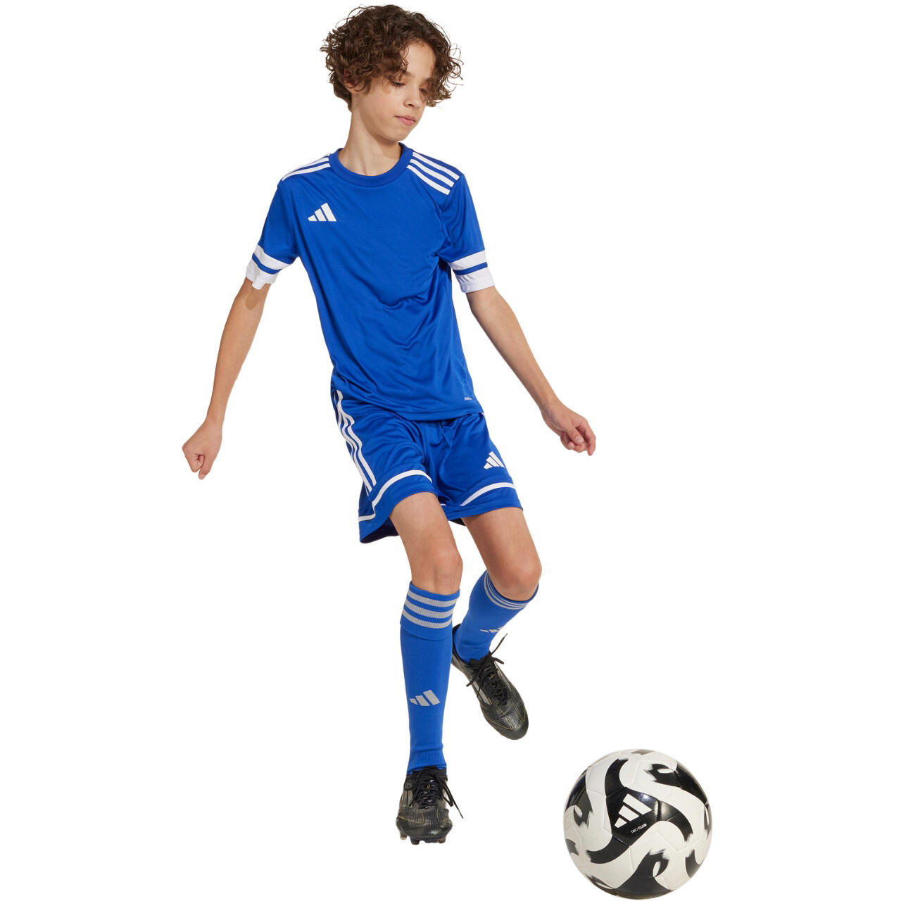 ADIDAS Squadra shorts niños - cintura elástica con cordón 4/7