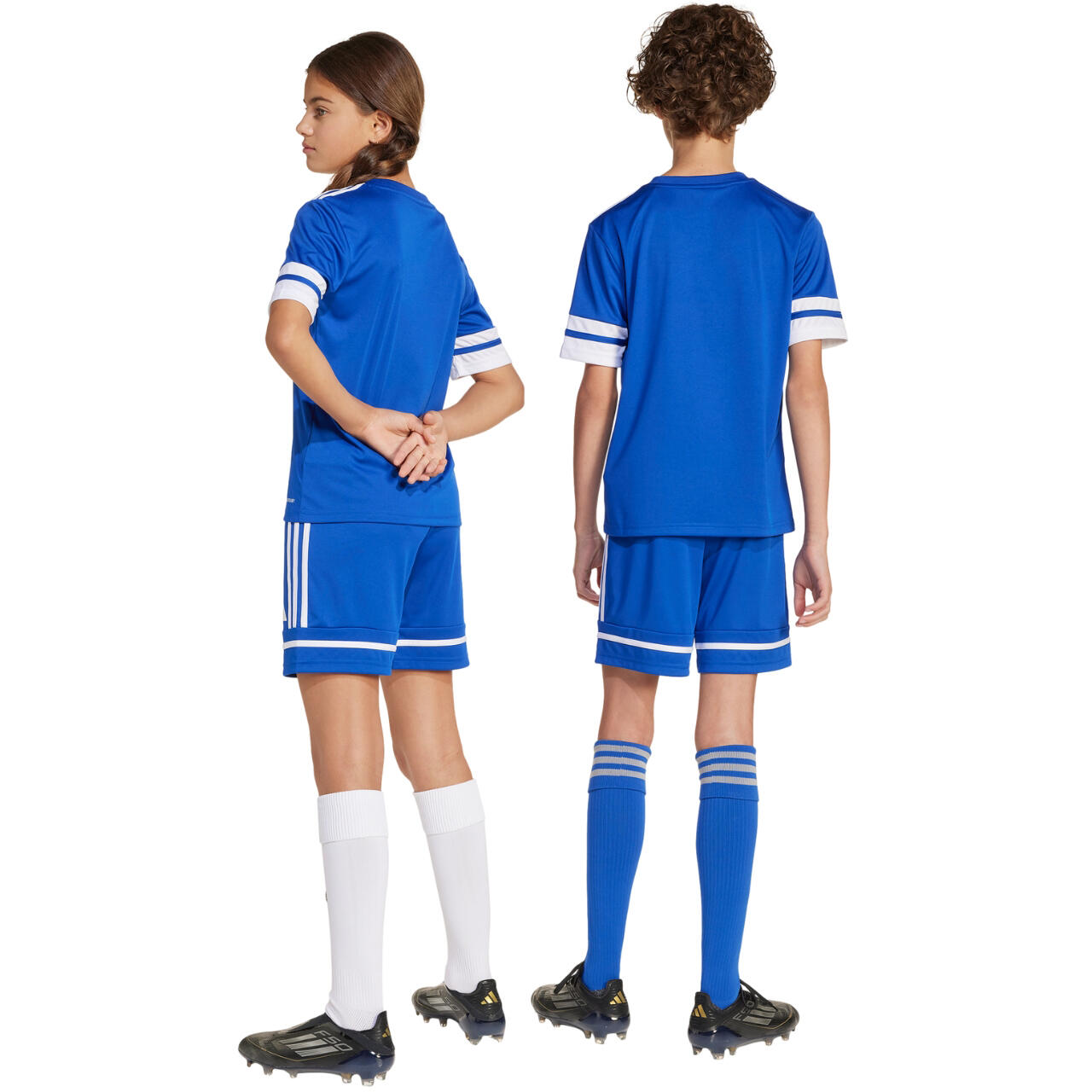 ADIDAS Squadra kindershorts - elastische taille met trekkoord 3/9