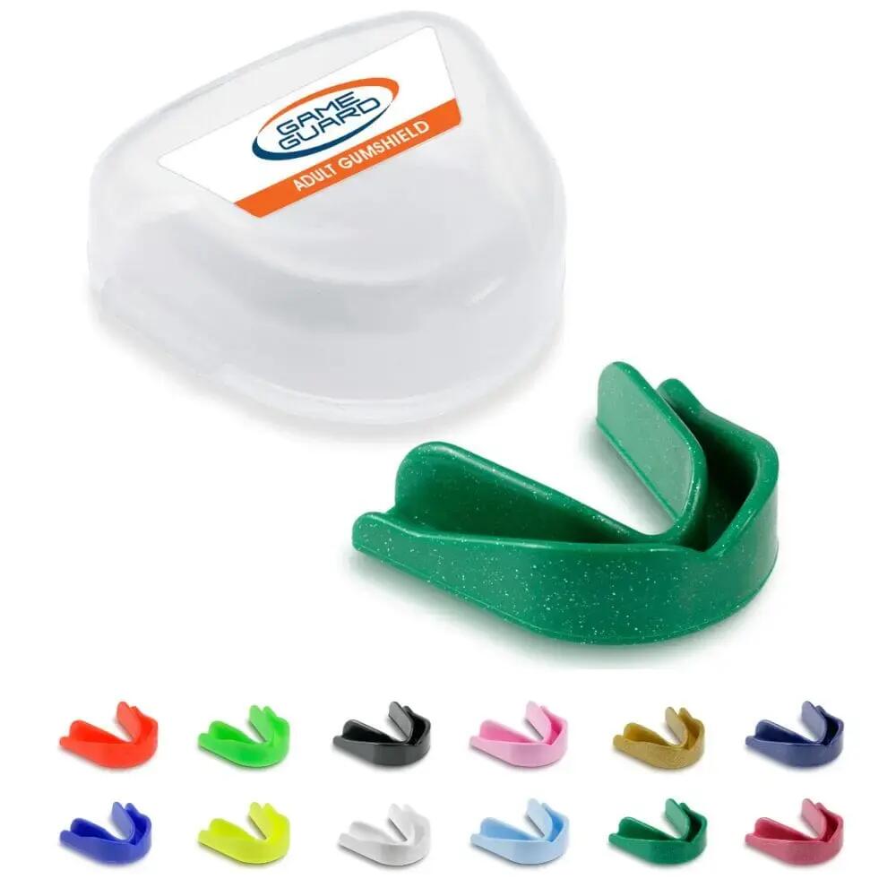 Game Guard Mouthguard - Adult - Green Sparkle