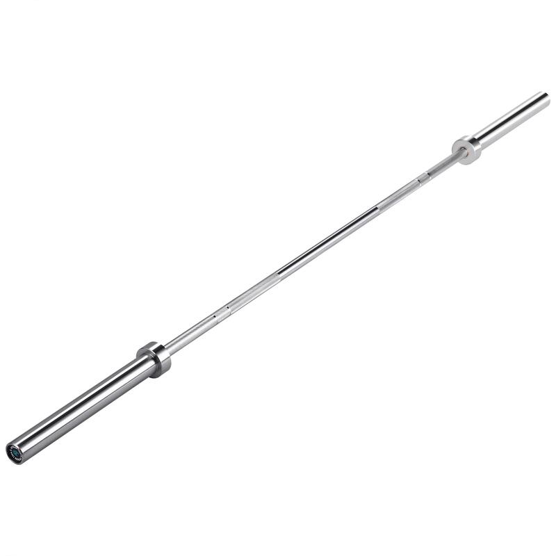 Barre Olympique Musculation 2,2m * 50mm 4 Roulements 20 Kg à 365 Kg Fitness Tech