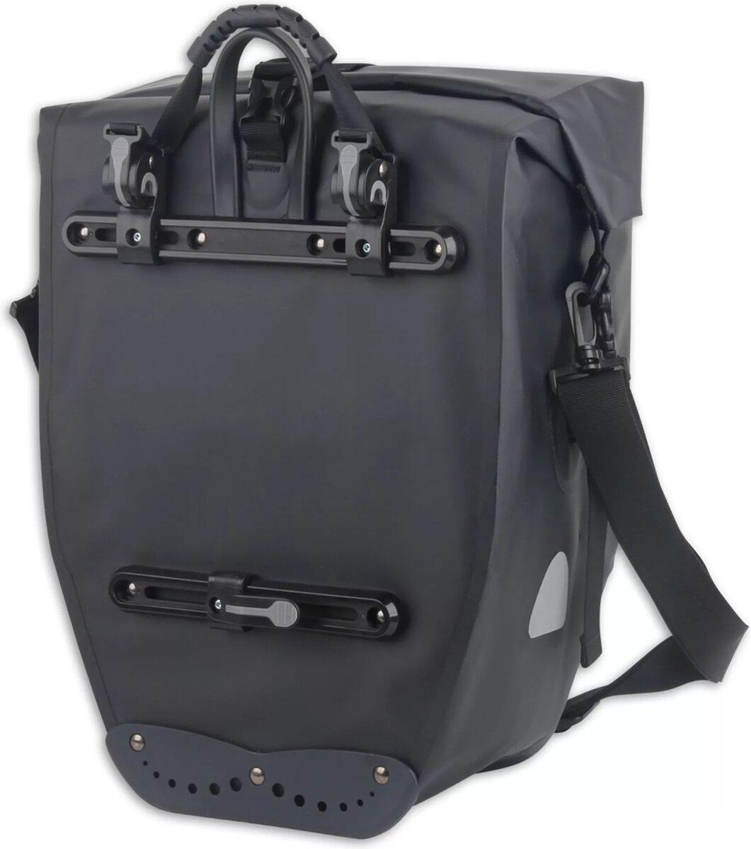 Alforja lateral con LED Lynx Rocky XL - Impermeable - 25 litros - Negro 4/4