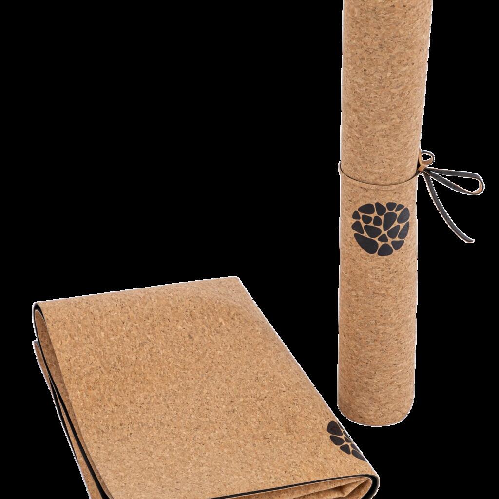 'Travel' yoga mat - Foldable - Portuguese cork - 1.6mm - 183x65cm