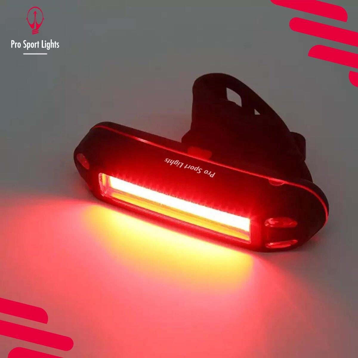 Luci per bicicletta rosse e bianche 2 in 1 LED 3/6