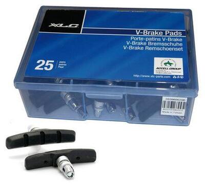 Xlc bs-v01 remblokken voor v-brake 70 mm (25 paar)