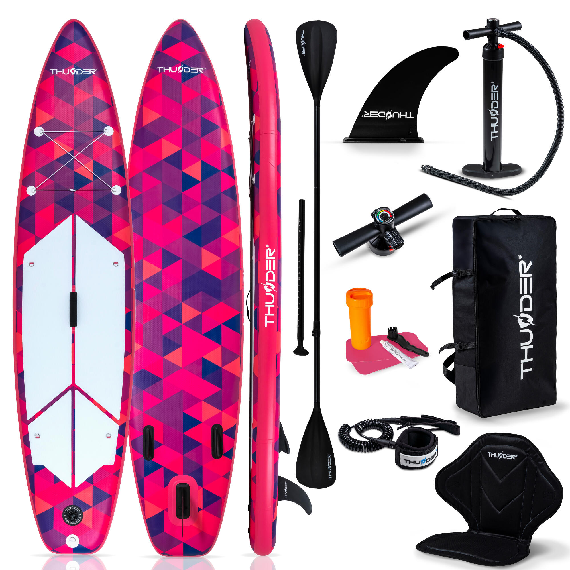 Thunder - Planche De Sup Gonflable Avec Accessoires Thunder Vola 320cm - Set De Stand Up Paddle - 320 Cm - Decathlon