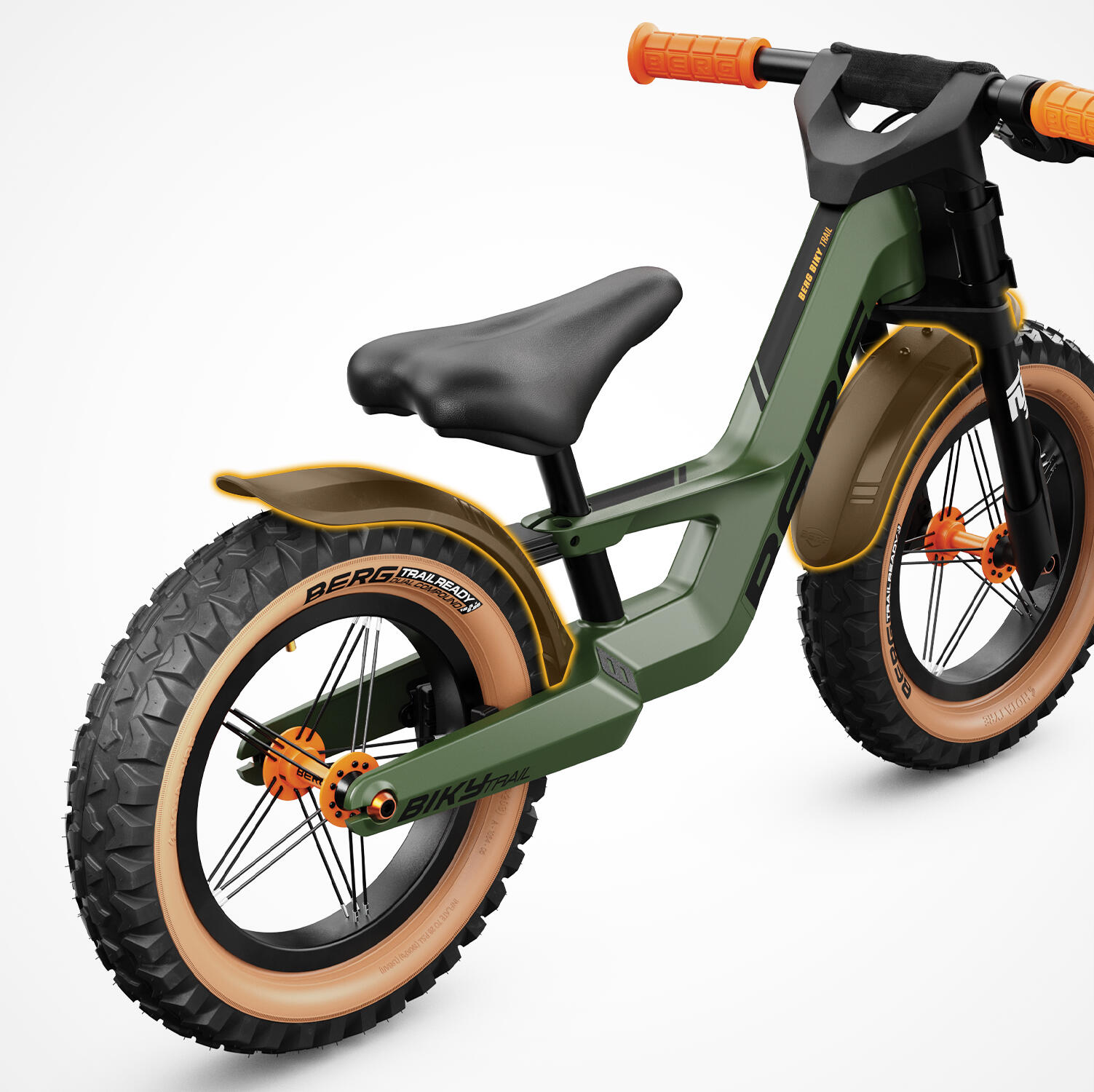 Bici senza Pedali per Bambini, 2,5+ Anni, Biky Trail Verde 5/7