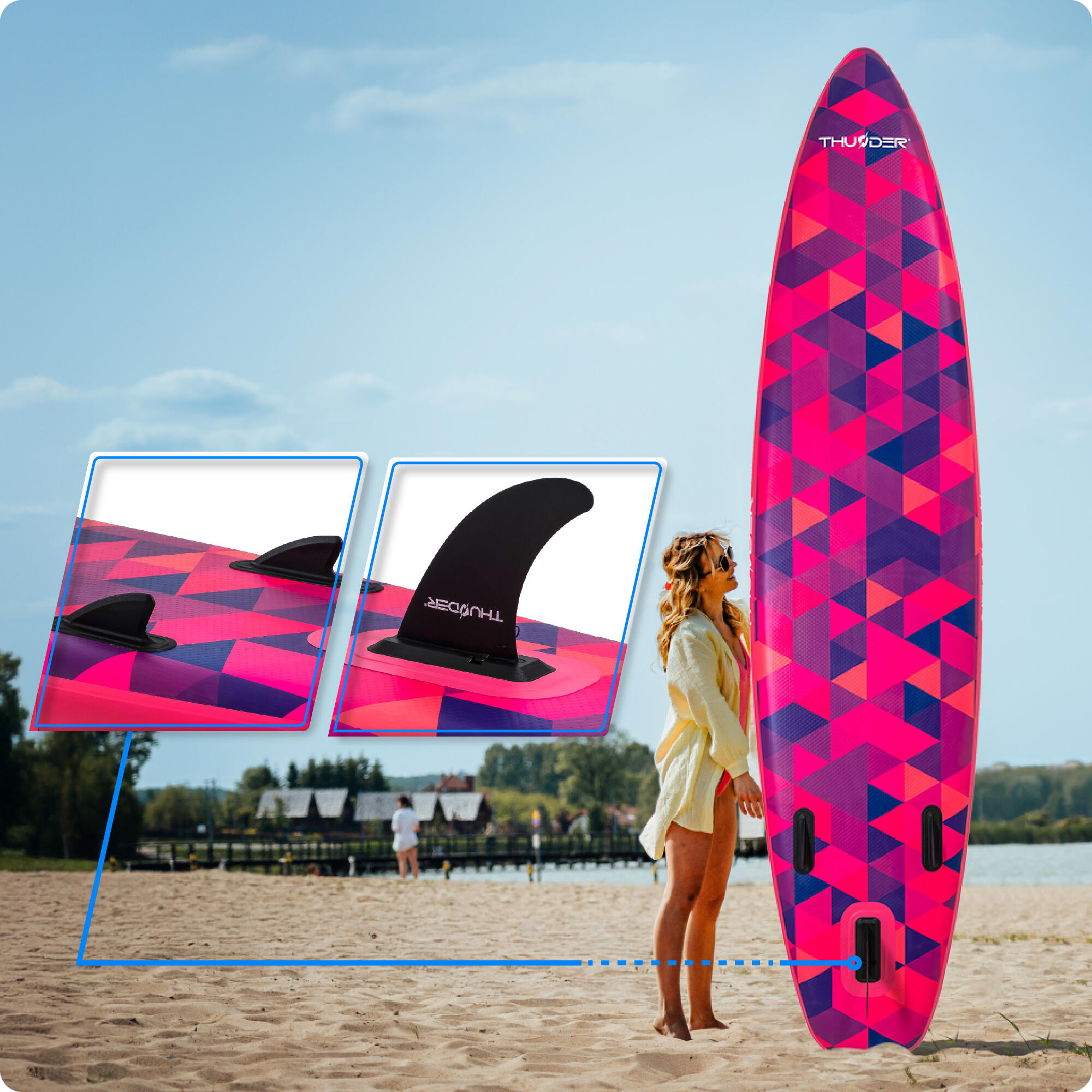 Opblaasbaar SUP-board met accessoires THUNDER VOLA 320cm 5/8