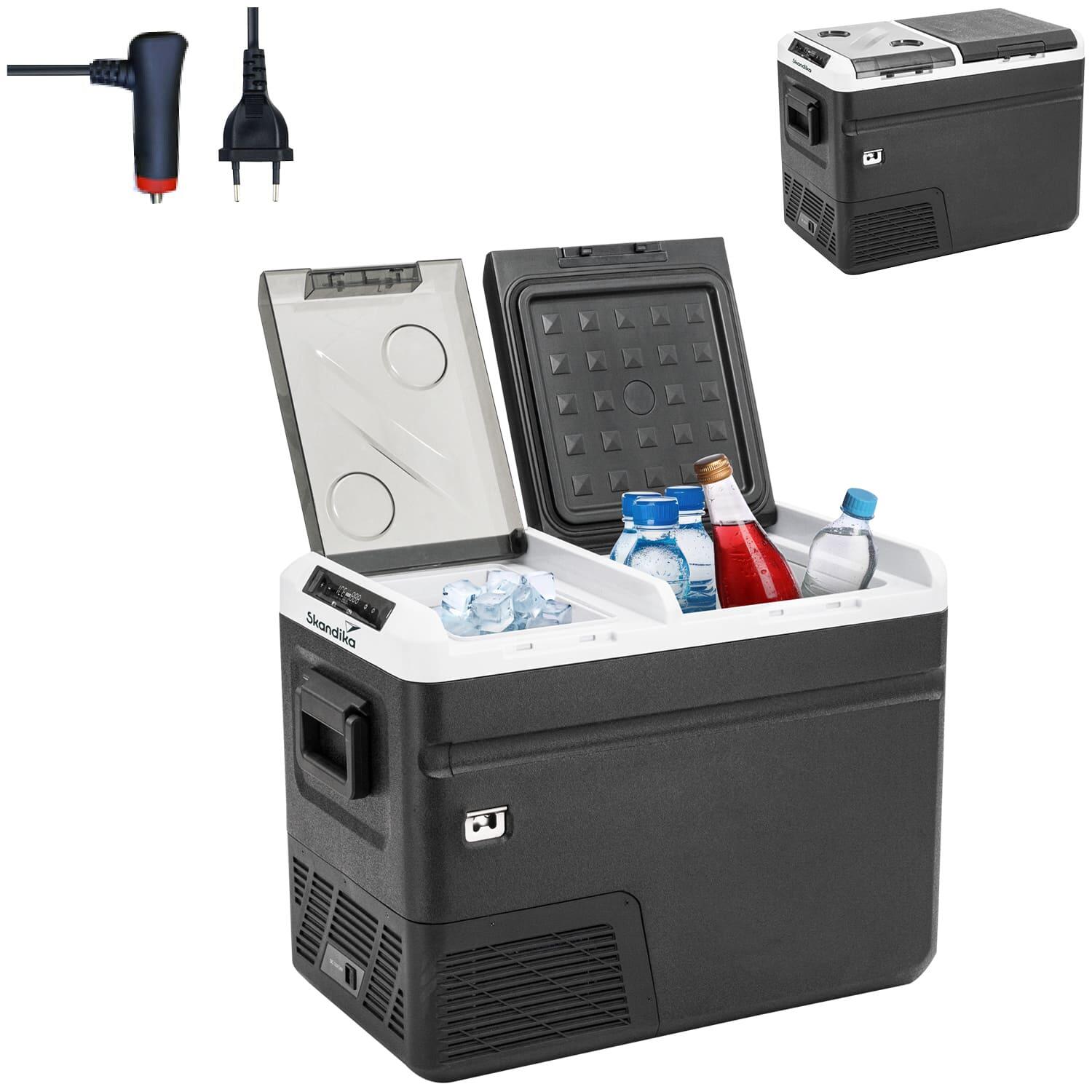 Skandika - Glacière Routa 36 Litres - Glacière De Camping Avec Machine À Glaçons - Glacière - Noir - No Size - Decathlon