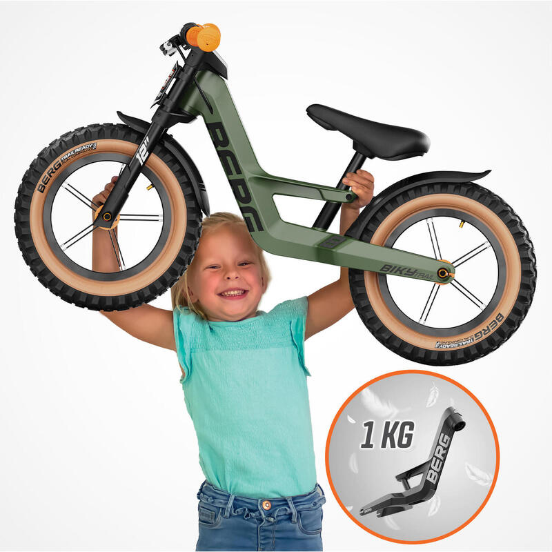 Vélo d'équilibre avec Frein à main BERG Biky Trail Vert