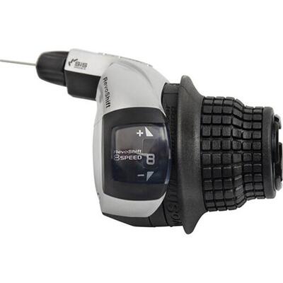 Draaiverteller rechts 8 speed tourney sl-rs45 - zwart/zilver