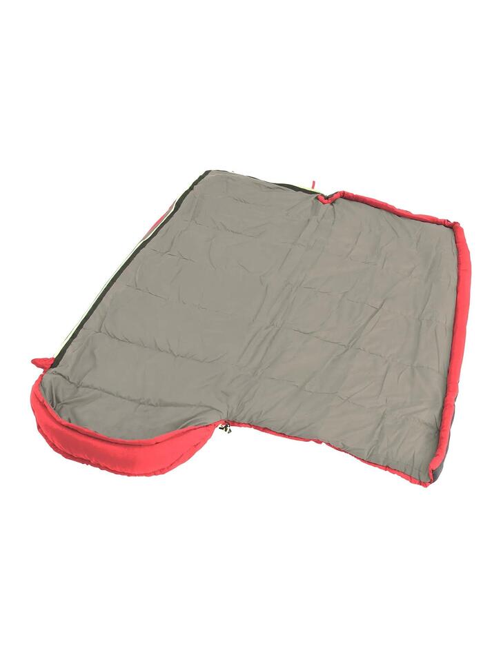 Śpiwór dla dzieci Outwell Campion Junior (140 cm) - red LEWY