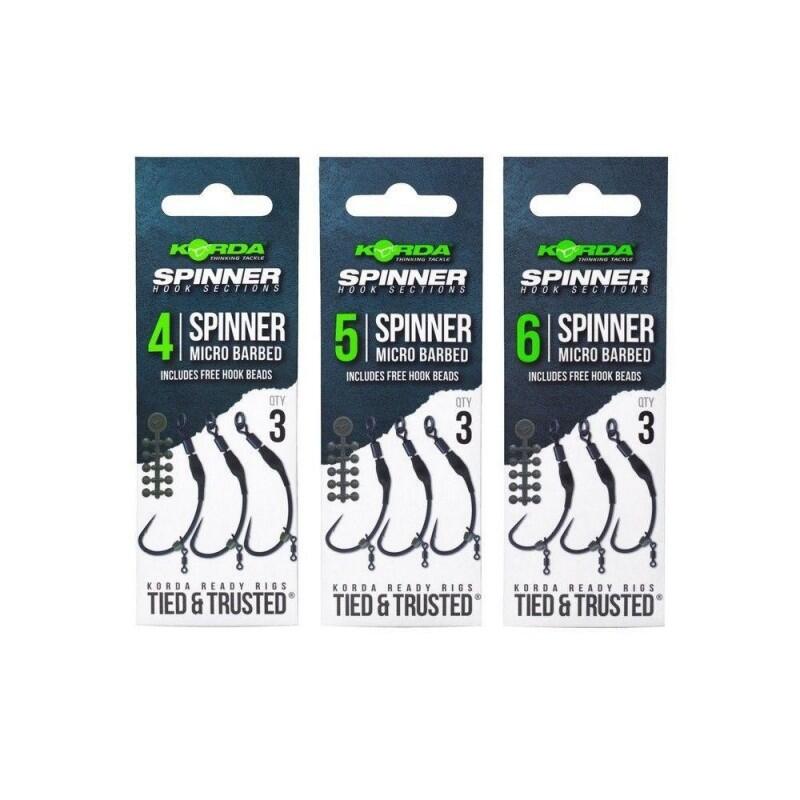 Korda Spinner Hook Sections Spinner Micro Barbed 1/6