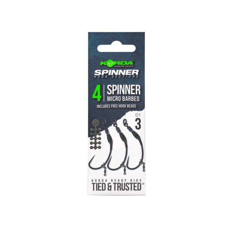 Korda Spinner Hook Sections Spinner Micro Barbed 4/6