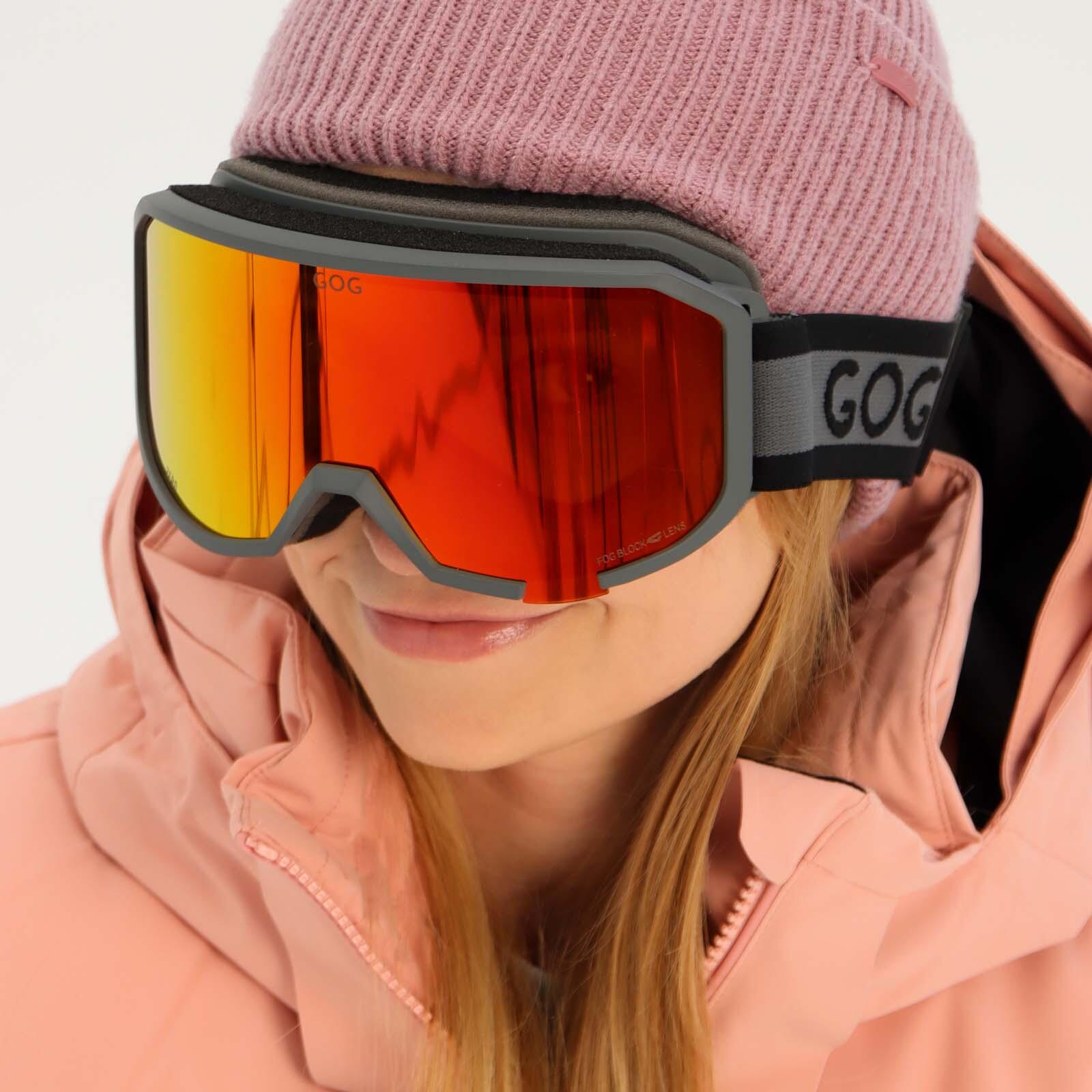 GOG - Masque de ski unisexe miroir anti-buée UV400 Zero 5/7