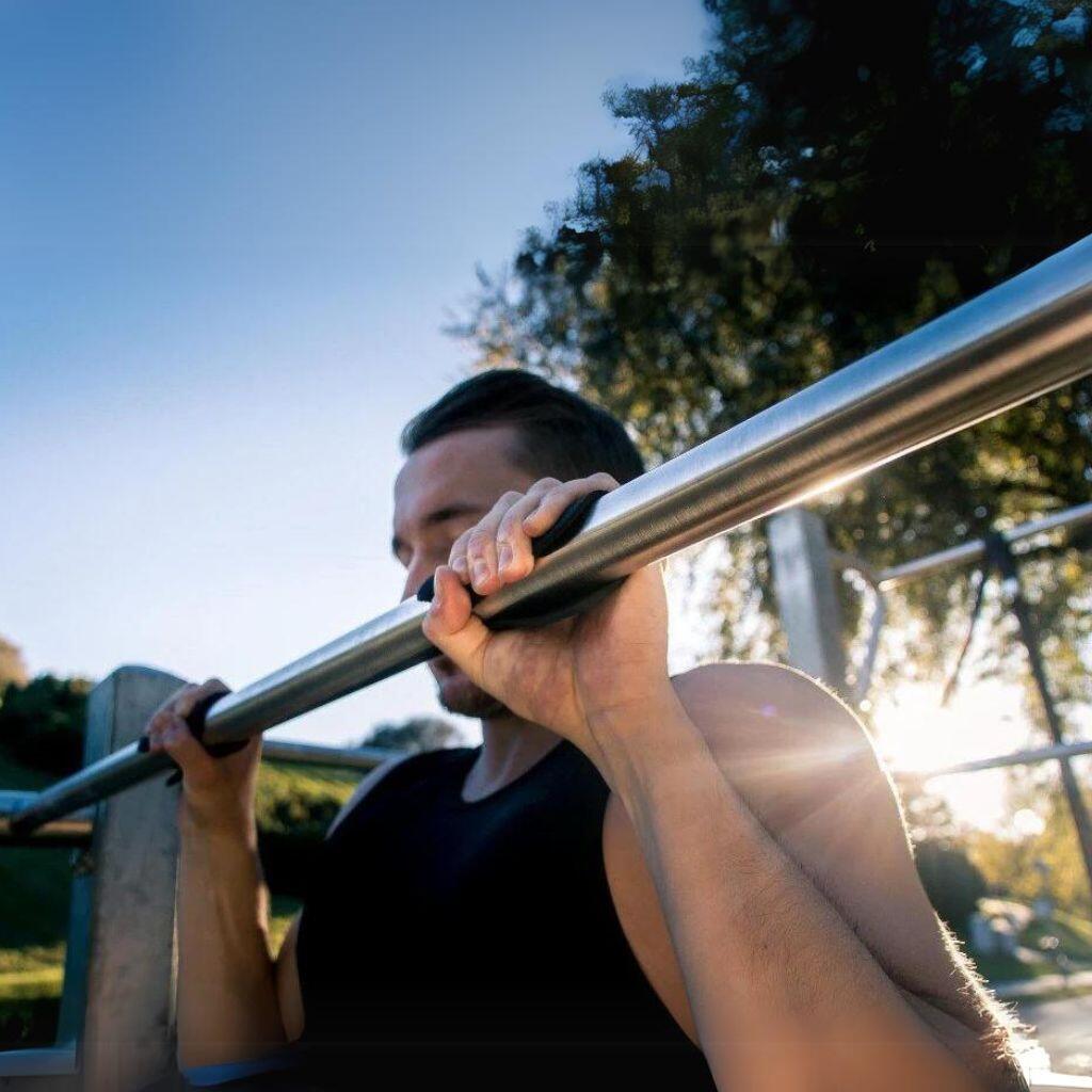 Neopren Griffpolster [4er Set] für Klimmzüge, Fitness, Krafttraining, 2 Paar 6/8
