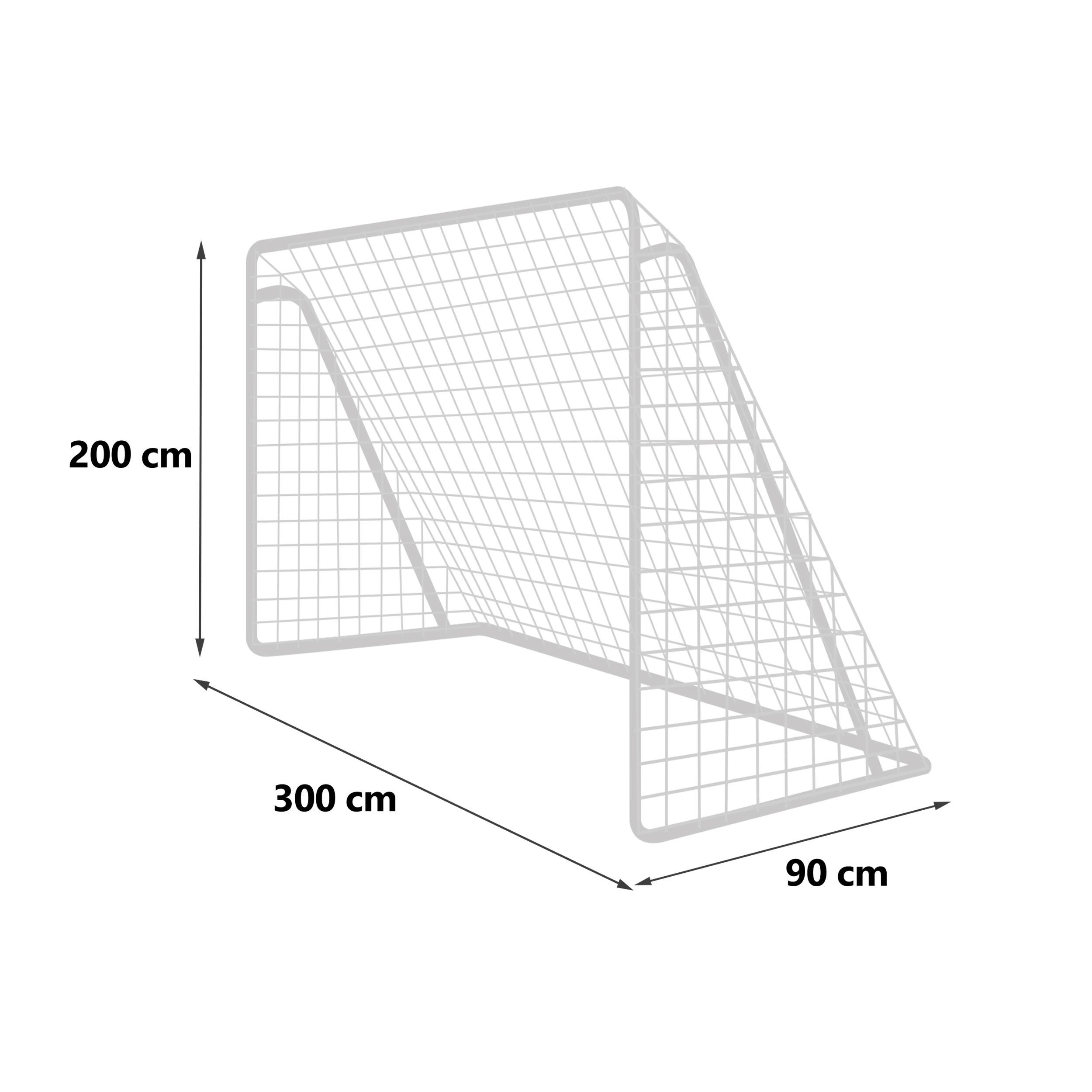 Bramka piłkarska do piłki nożnej 300x200x90 cm stalowa Neo-Sport NS-496 6/6