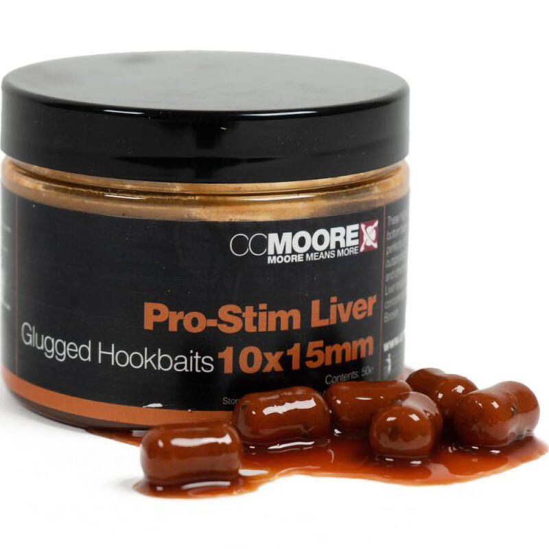 Przynęta Kulki Cc Moore Pro-Stim Liver Glugged Hookbaits 10X15Mm