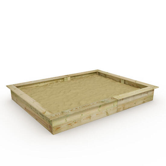 King Kong 195 x 250 cm Sandkasten mit Sitzbank