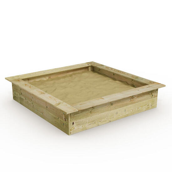 King Kong 145 x 145 cm Sandkasten mit Sitzbank