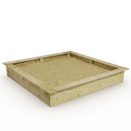 King Kong 195 x 195 cm Sandkasten mit Sitzbank