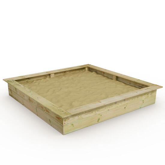 King Kong 195 x 195 cm Sandkasten mit Sitzbank