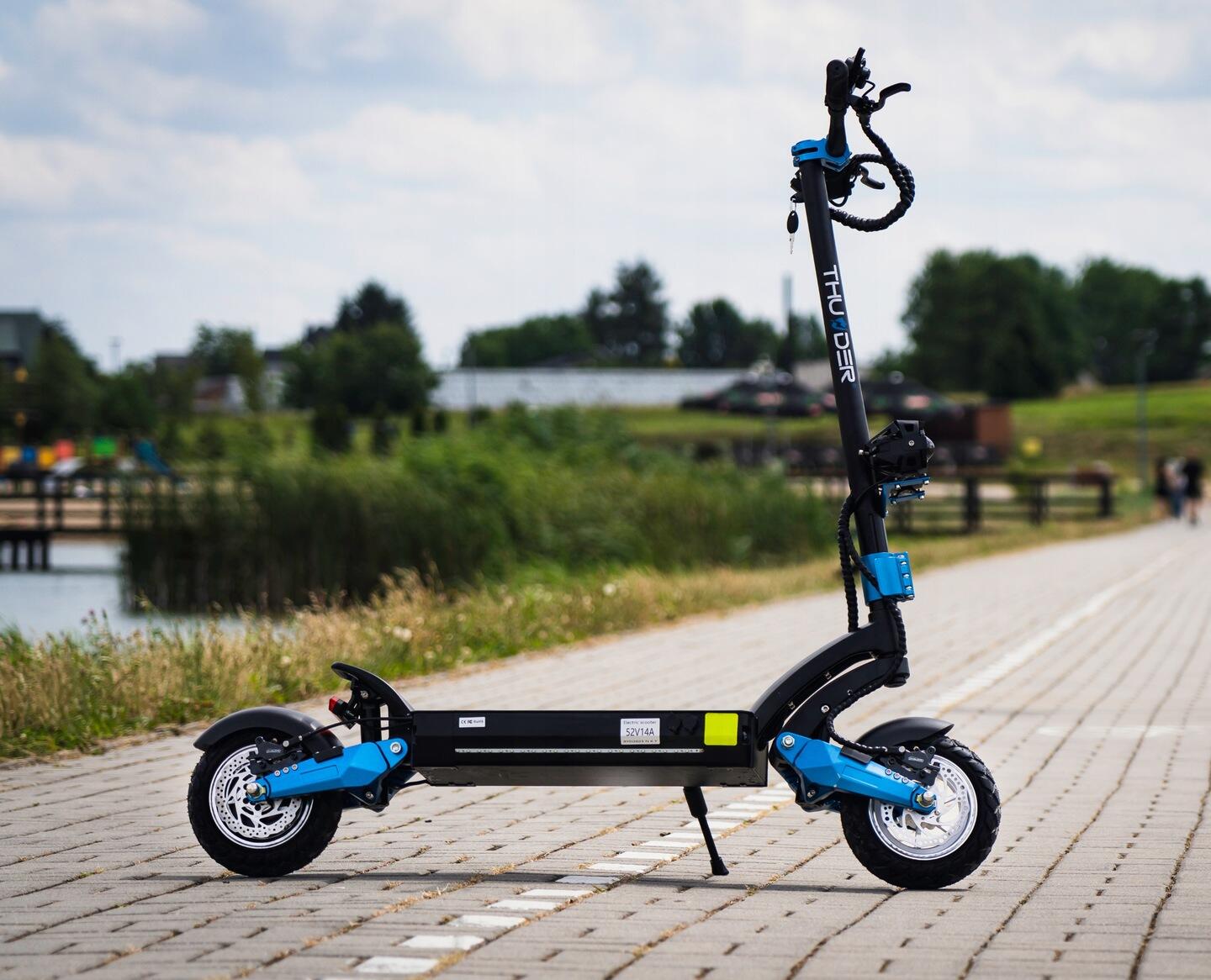 Hulajnoga elektryczna THUNDER składana 1600W 52V 14Ah zasięg 40km 6/7