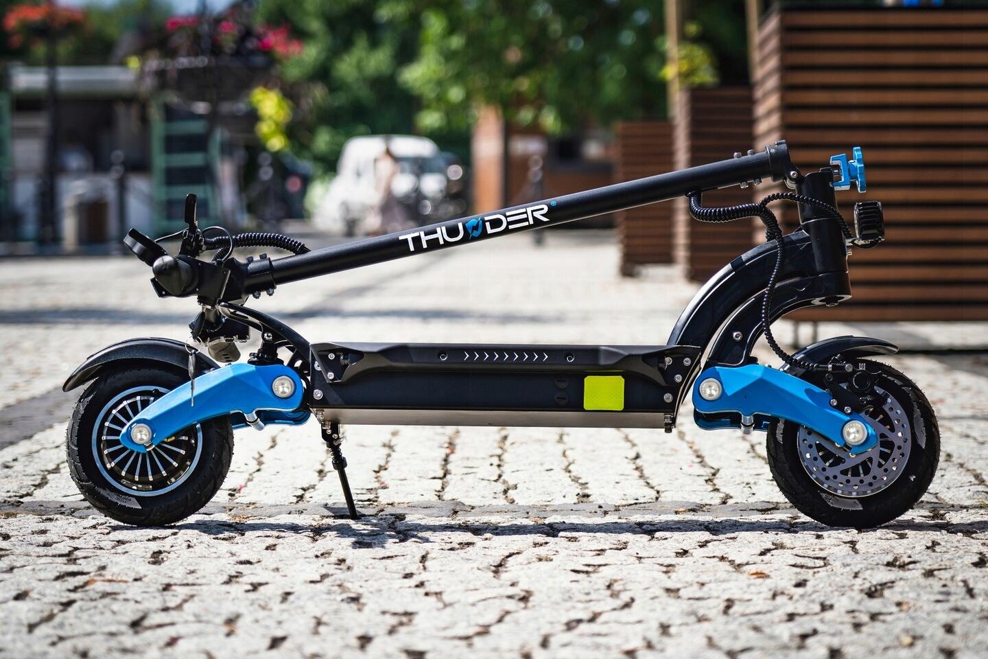 Hulajnoga elektryczna THUNDER składana 1000W 48V 18Ah zasięg 50km 5/7