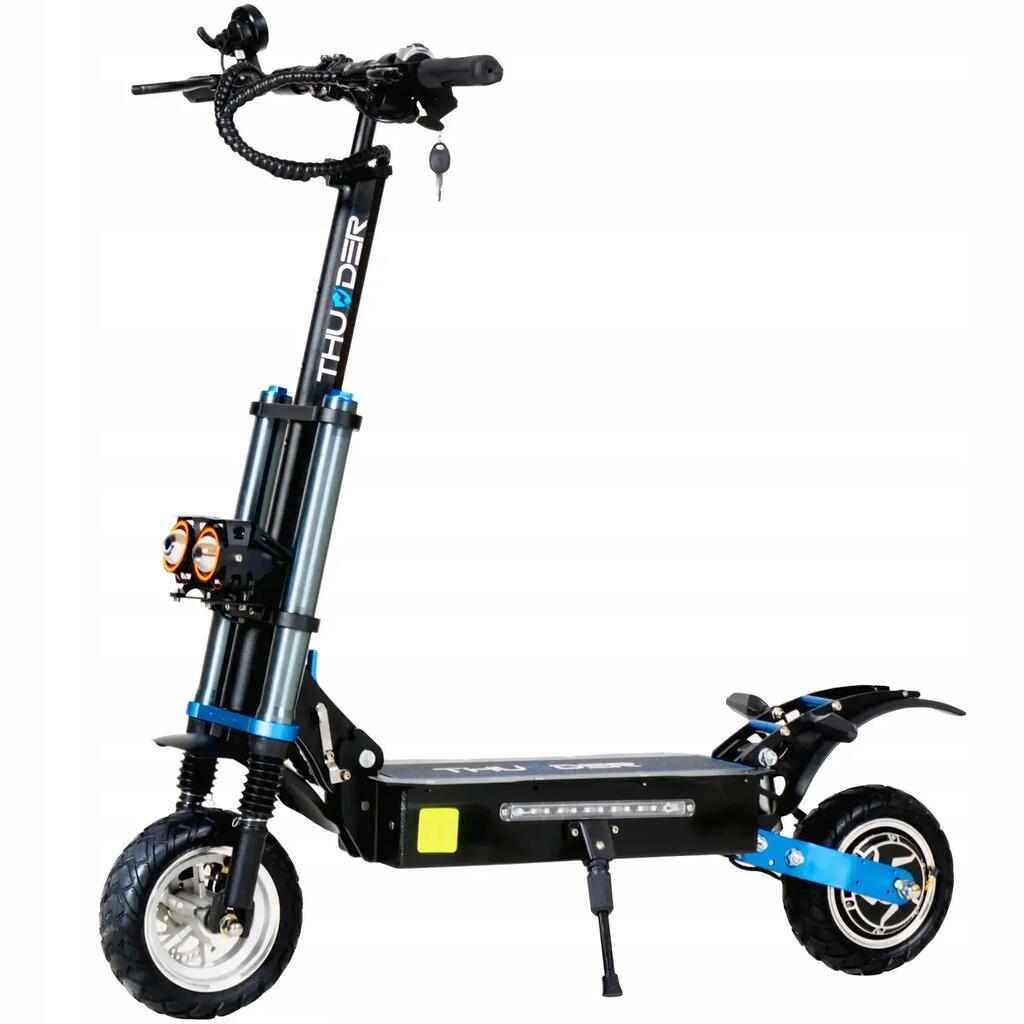 Elektrická skladacia kolobežka Thunder SPARK-10AH 1600 W 48V 10Ah dojazd 30km