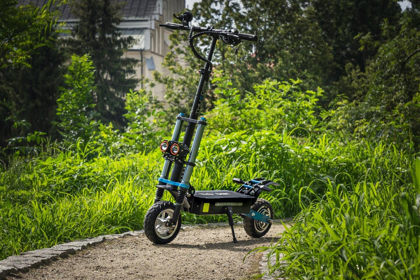 Hulajnoga elektryczna THUNDER składana 1600W 48V 10Ah zasięg 30km 7/7