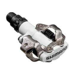 SHIMANO Paire de Pédales SPD-M520 Blanc