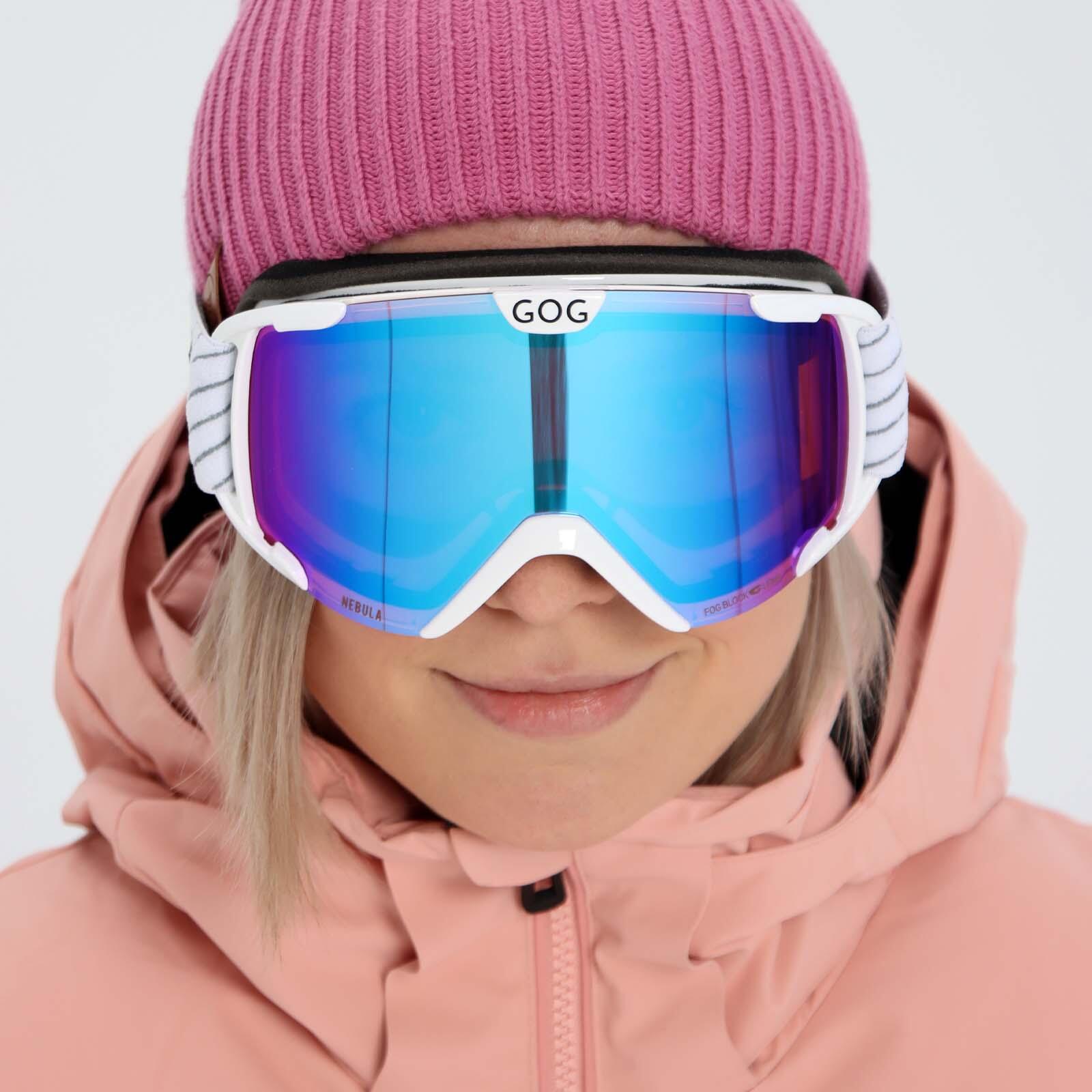 GOG - Unisex Anti-Fog Spiegel Skibrille Nebula UV400 6/7