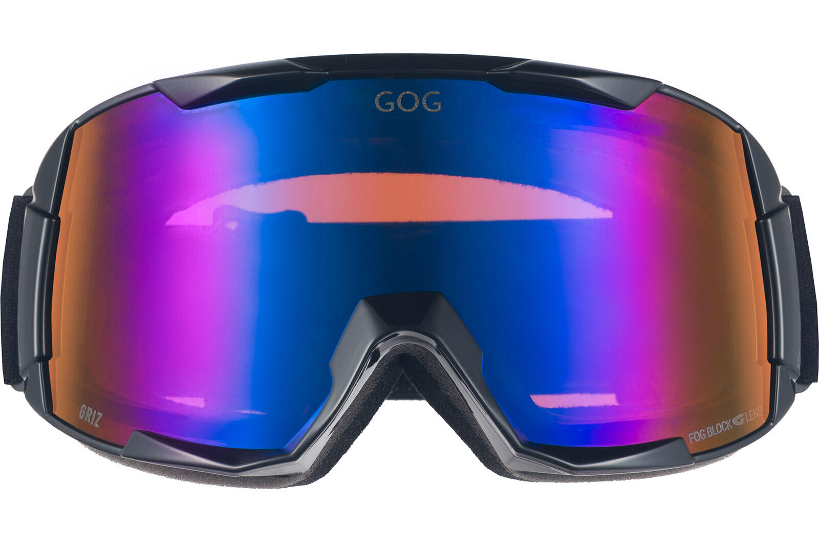 GOG - Masque de ski unisexe miroir anti-buée UV400 Griz 3/6