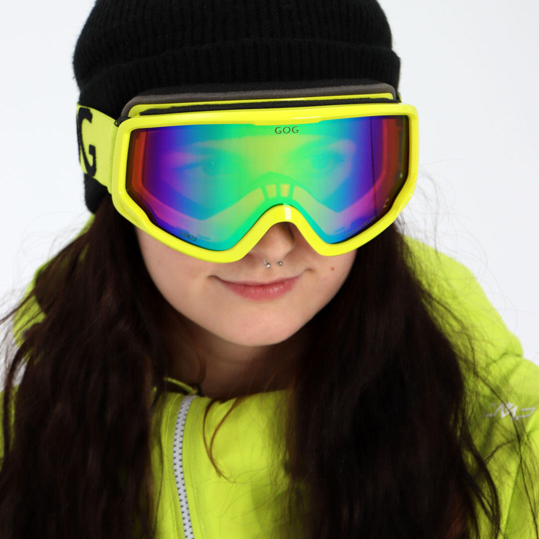 GOG - Masque de ski unisexe miroir anti-buée UV400 Gonzo 6/7