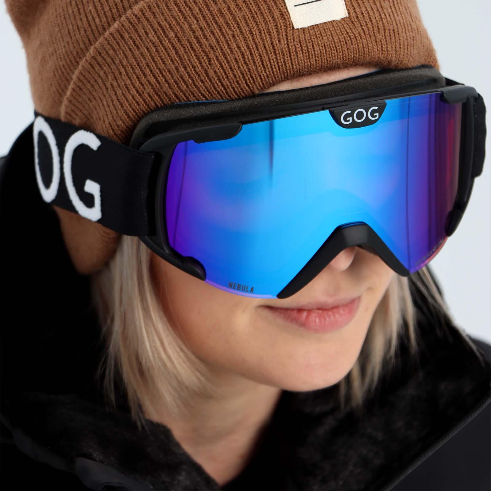 GOG - Unisex Anti-Fog Spiegel Skibrille Nebula UV400 5/7