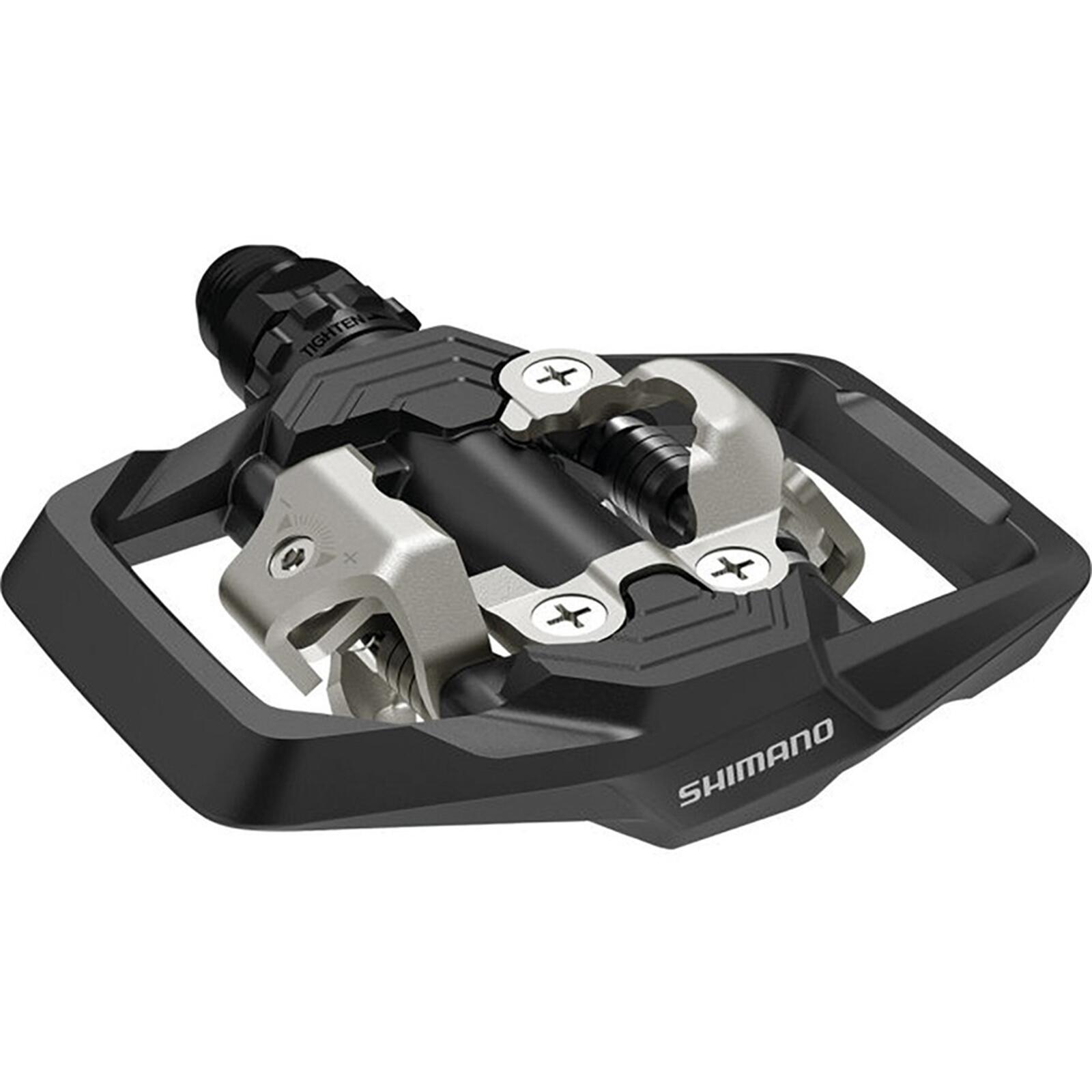SHIMANO Pedali automatici a doppio scatto con piattaforma e cunei Shimano PD-ME700
