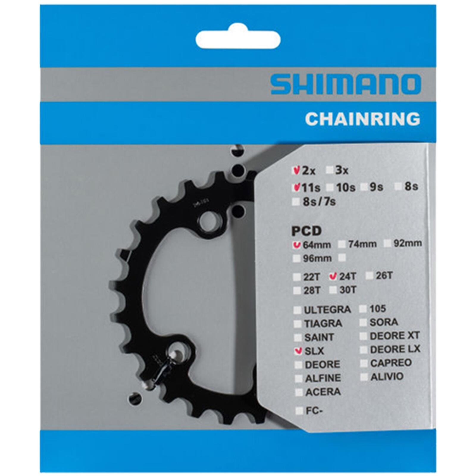 Tarcza Mechanizmu Korbowego 24T Slx Fc-M7000 2X11 Speed - Czarna